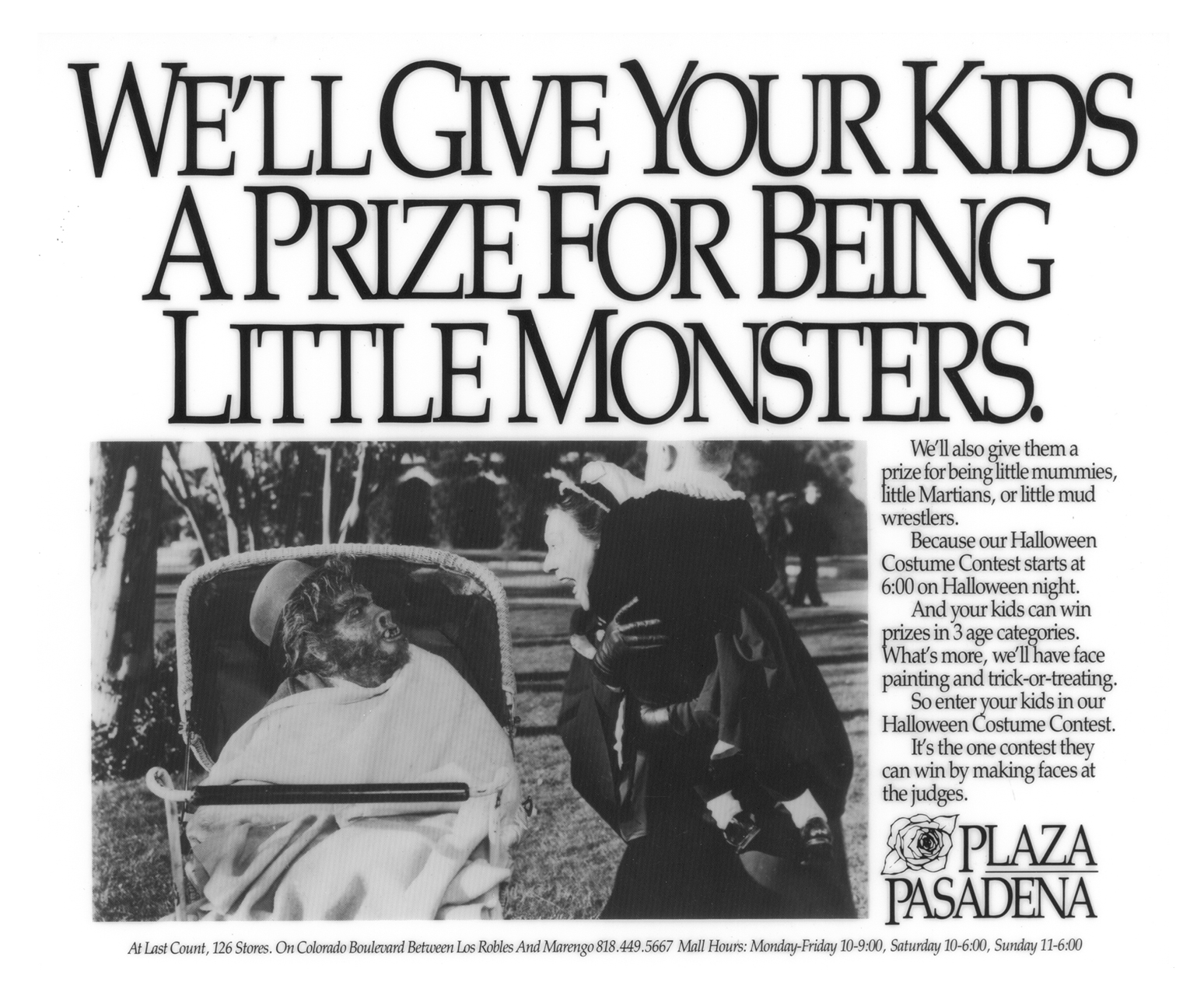 We’ll give your kids a prize for being little monsters